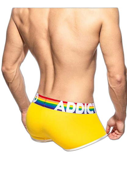 2 Pack Men’s Large Pouch Rainbow Trunks