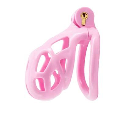 Chastity Cage Sissy Pink