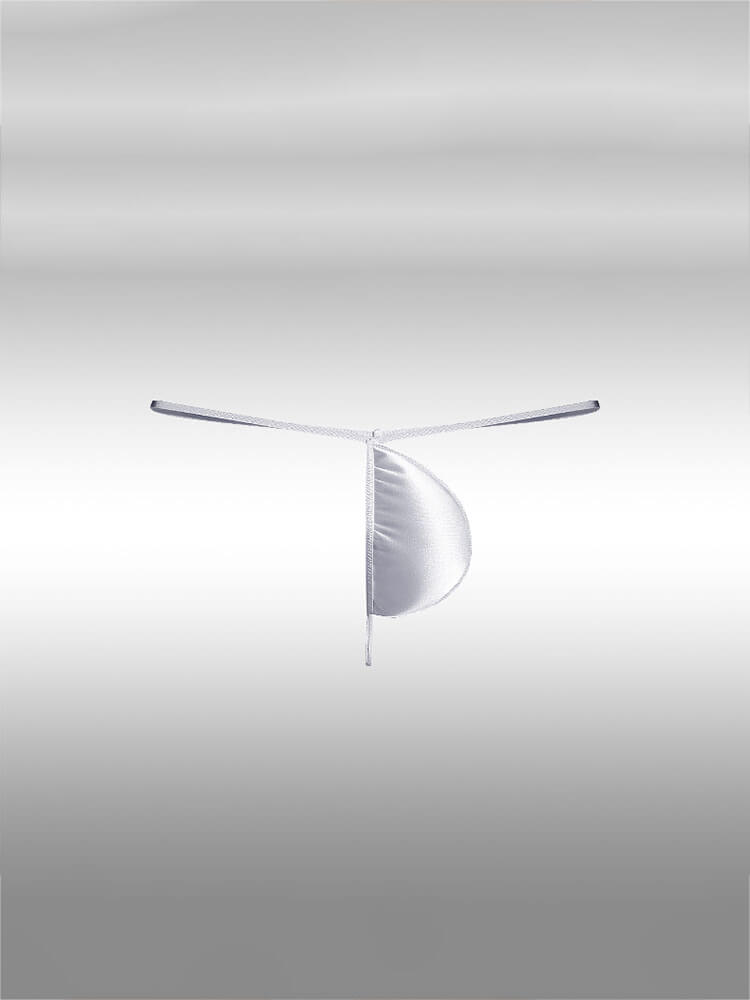 Men's Sexy Thin-Strap Ice Silk Low-Waist Seamless Thong