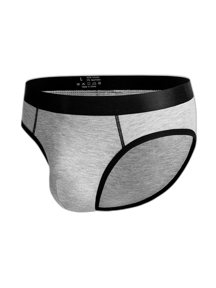 3-pack Men's Low-rise Compartment Lift Independent Pouch Briefs