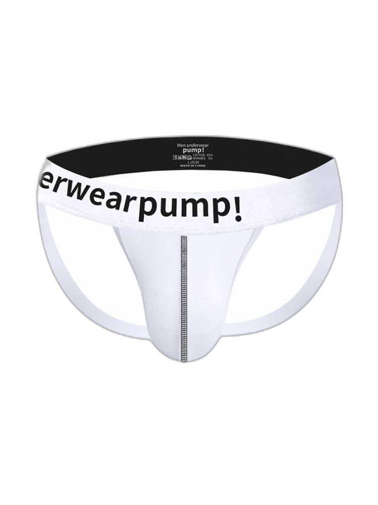 2 Pack Men's Trendy Breathable Sexy Cotton Jockstrap