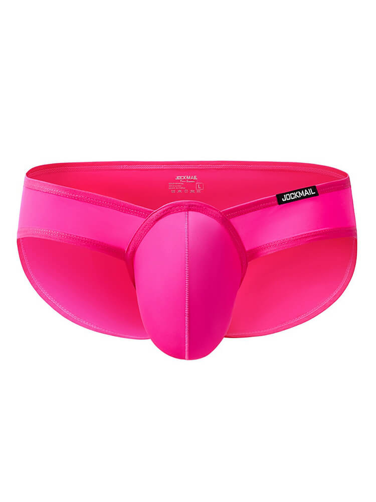 Men's Solid Color Sexy U-Convex Pouch Briefs