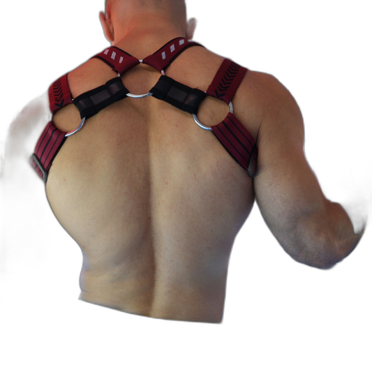 Breedwell Mister Luxe Body Harness Oxblood