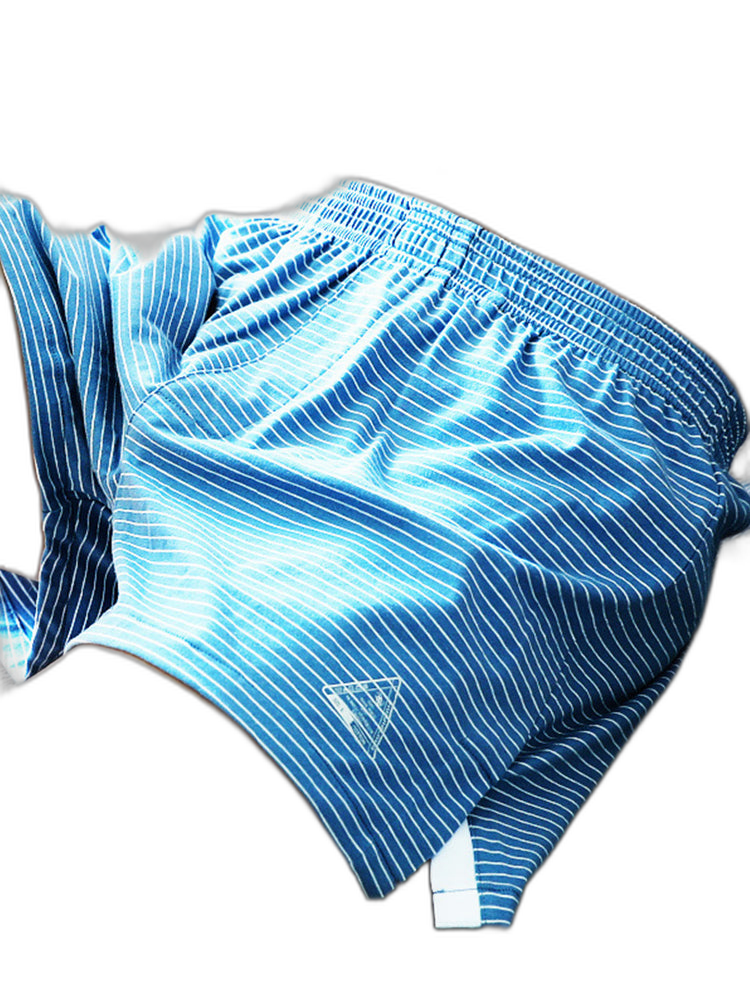 Men's Striped Thin Breathable Comfortable Trunks
