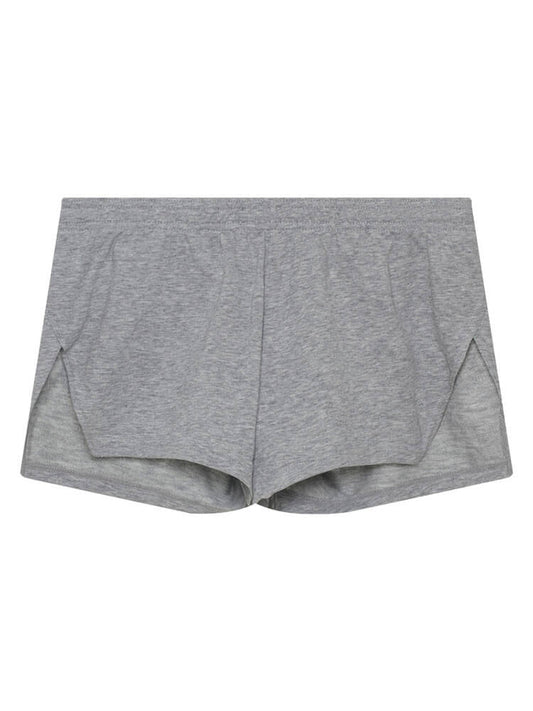 Men's Solid Color Slit Loose Pocket Boxer Briefs