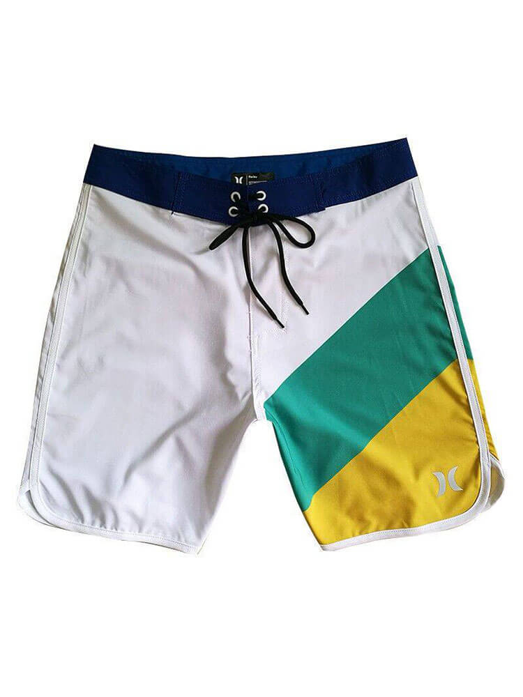 Men's Printed Bodybuilding Beach Drawstring Shorts