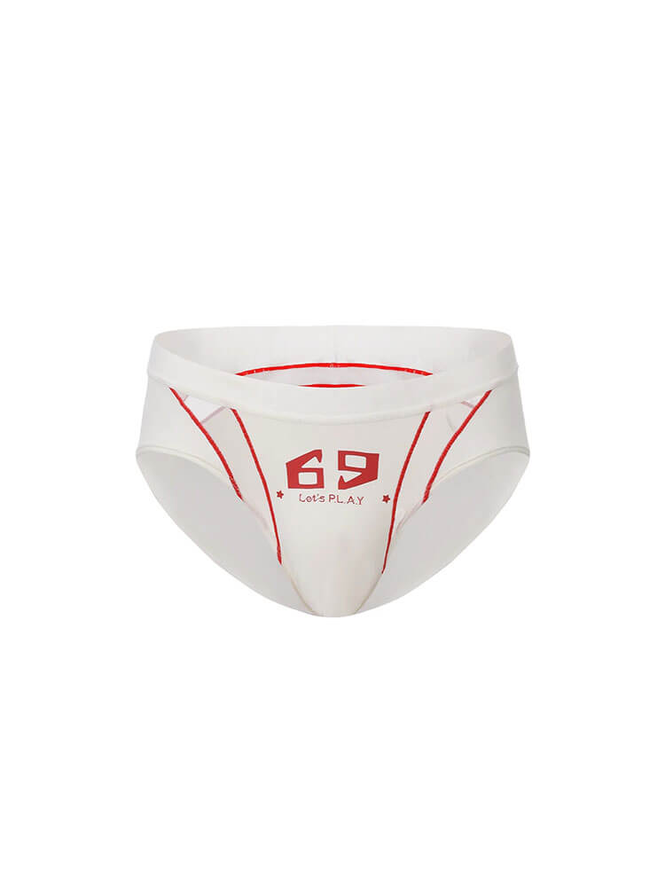 Men's Sexy Quick-Dry Number-Print Boxer Briefs