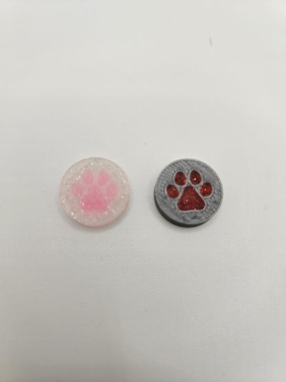 3D Printed Puppy Paw Kandi Bead