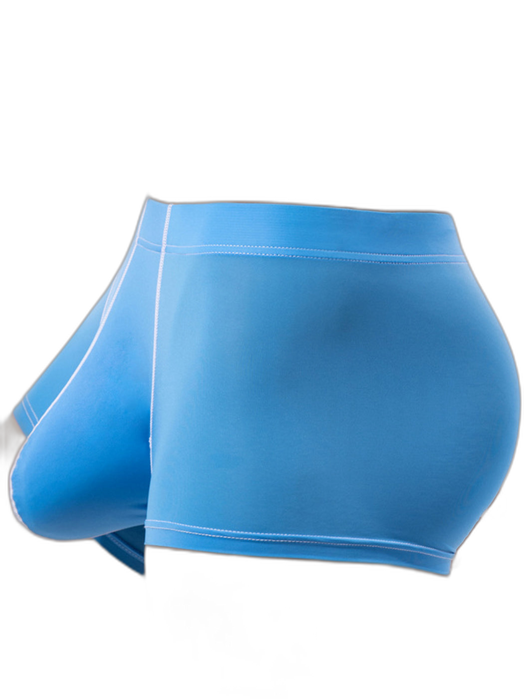 3 Pack Men's Large Pouch Contrast Binding Trunks