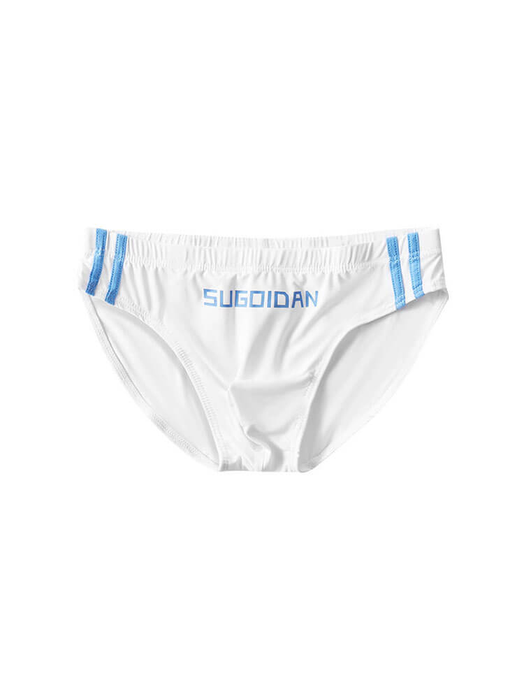 Classic Men's Low-Rise Stretch Nylon Swim Briefs