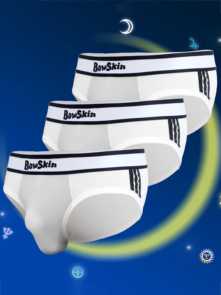 Men's Sexy Slightly Sheer Front Pouch Briefs