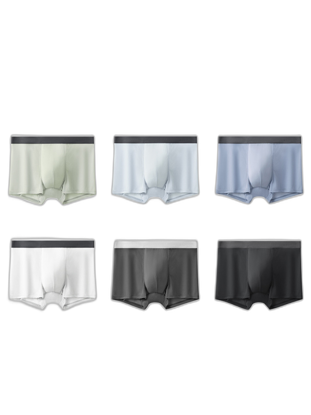 4 Pack Men’s Seamless Comfy Pouch Trunks