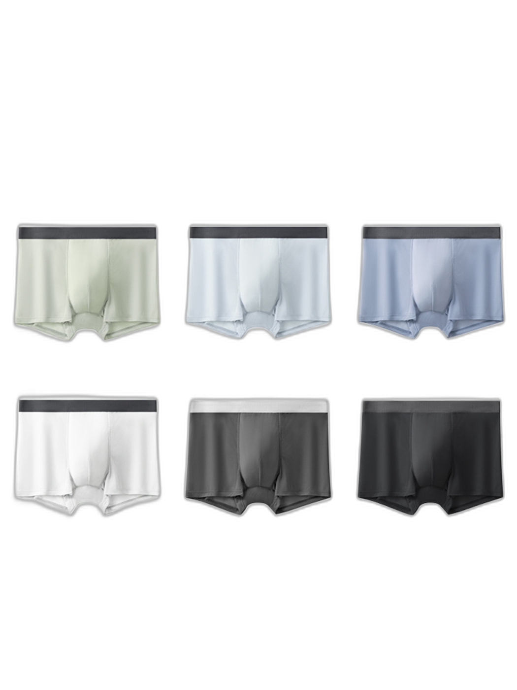 4 Pack Men’s Seamless Comfy Pouch Trunks