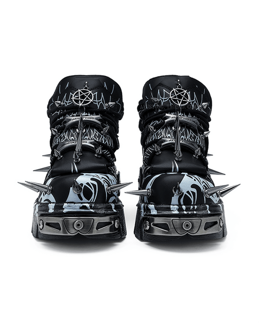 Cyberpunk Spike Armor Sneakers