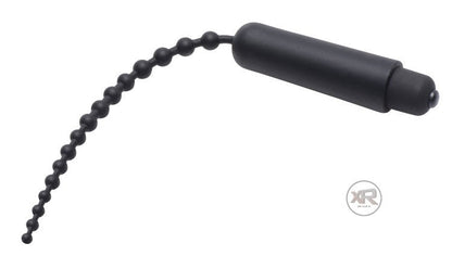 Dark Rod Vibrating Beaded Silicone Sound