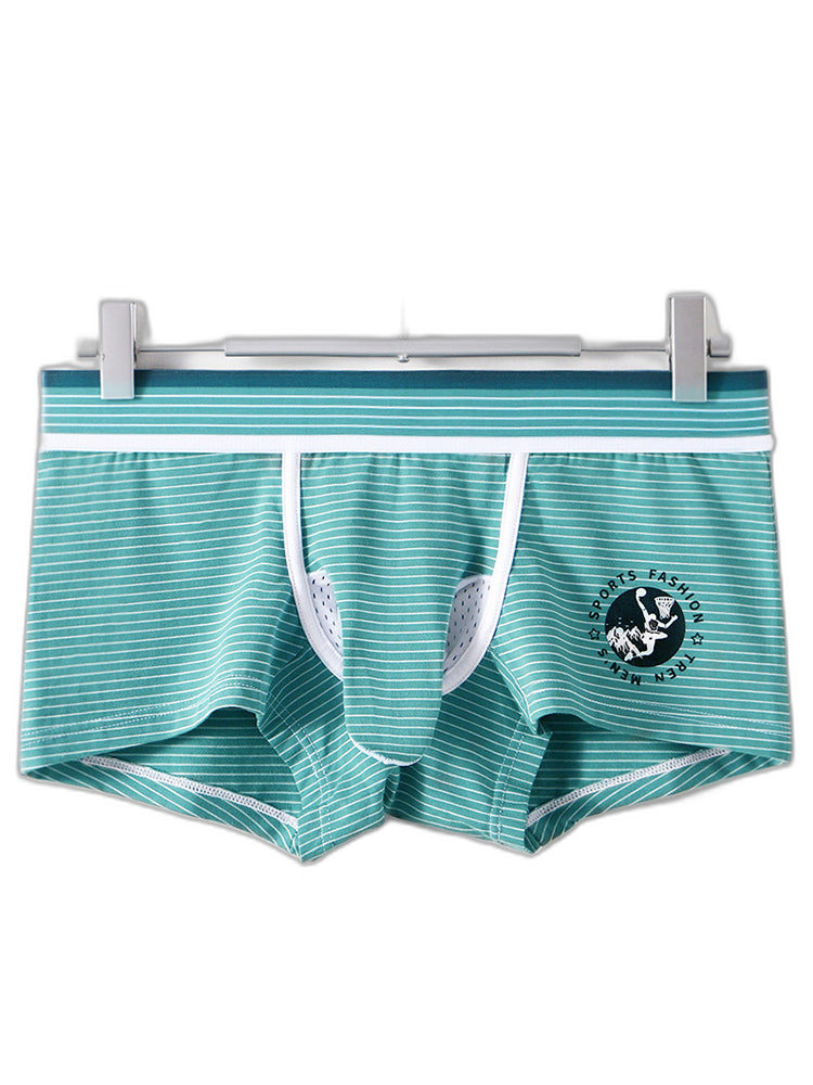 2 Pack Men’s Separate Support Pouch Cotton Trunks
