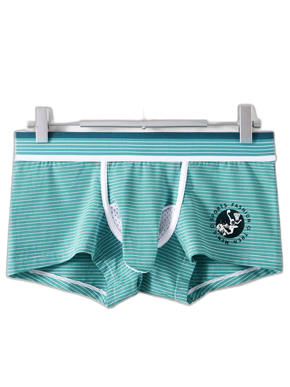2 Pack Men’s Separate Support Pouch Cotton Trunks