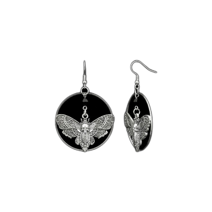Halo Moth Earrings