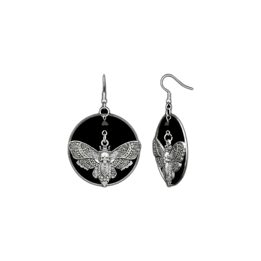 Halo Moth Earrings