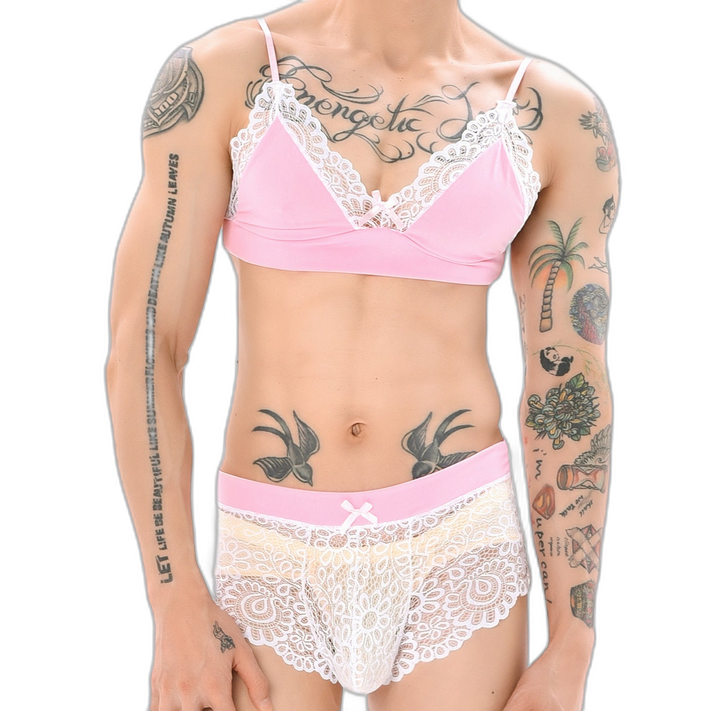 2-Piece Sexy Lingerie For Crossdressers
