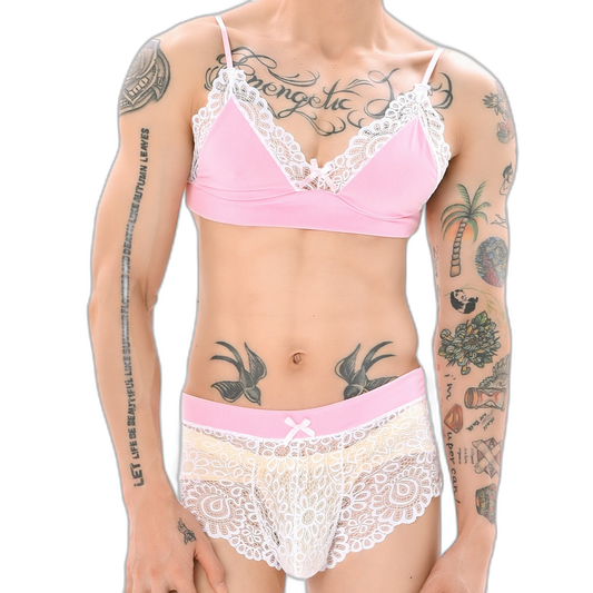 2-Piece Sexy Lingerie For Crossdressers