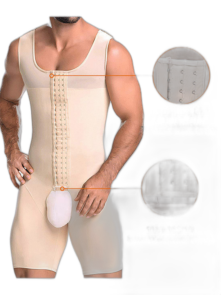 Men Shapewear Tummy Control Slimming Bodysuit
