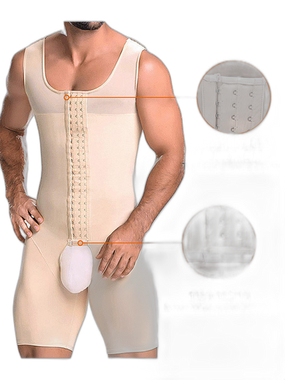 Men Shapewear Tummy Control Slimming Bodysuit
