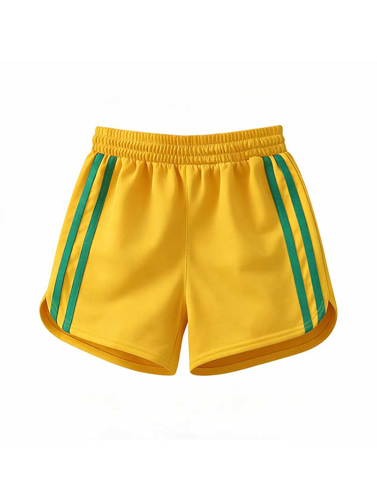Men's Striped Casual Straight-Leg Board Shorts