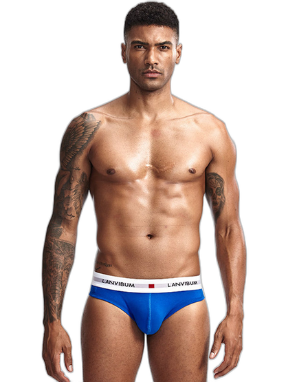 3 Pack Men's Breathable Big Pouch Briefs