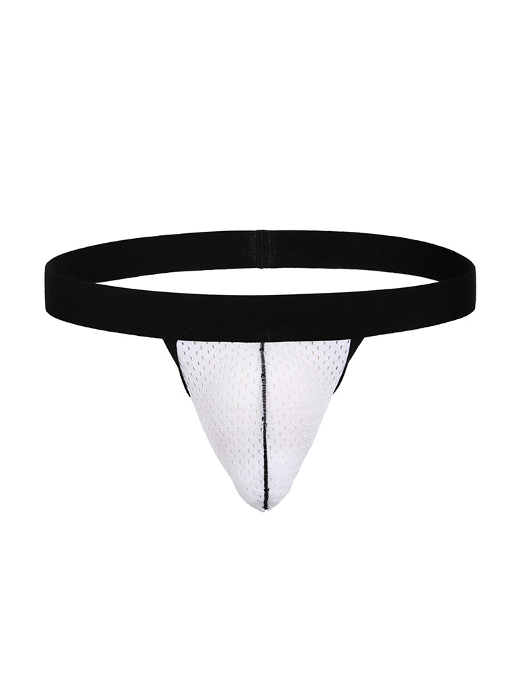 4 Pack Men's Single Pouch Ice Silk Sexy Thong