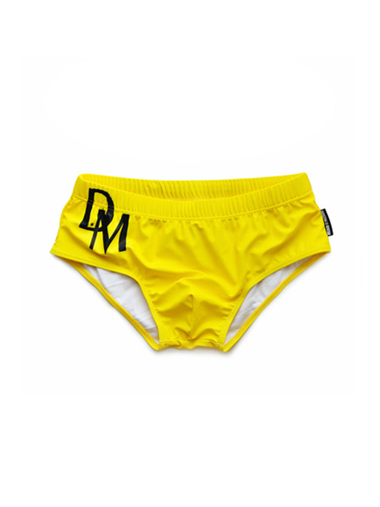Low Waist Sexy Print Sports Triangle Swim Briefs