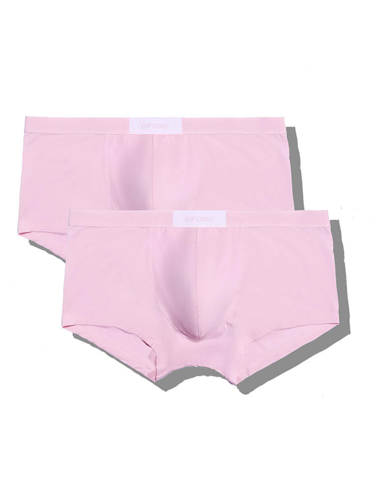 Men's Dopamine Candy Color Elastic Trunks
