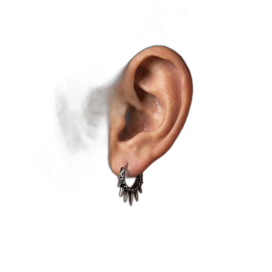 Spike Hoop Earrings