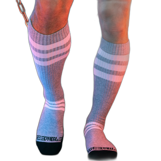 Breedwell Retro Remix Socks Heather Grey
