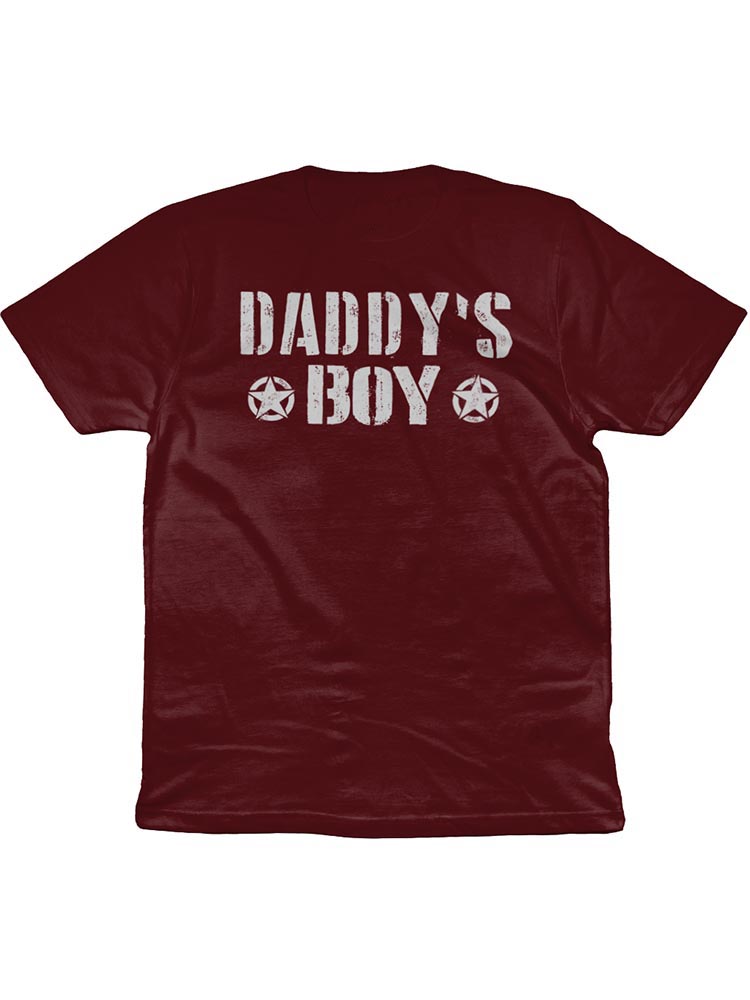 Casual Daddy's Boy Letter Graphic T-shirt