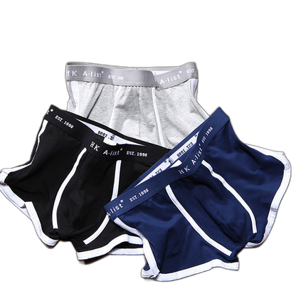 Men's Cotton Mid-rise Boxer Briefs