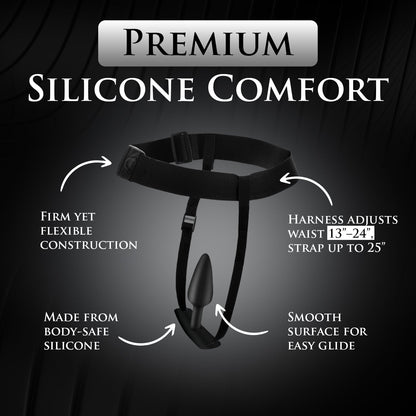 Bum-Tastic Trainer Set Silicone 3 Piece Anal Plug Set with Harness