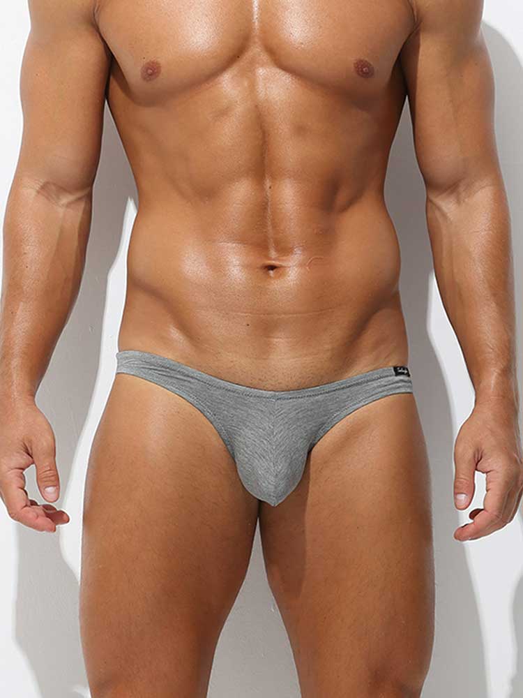 Men's Sexy Low-Rise Modal Seamless Athletic Briefs
