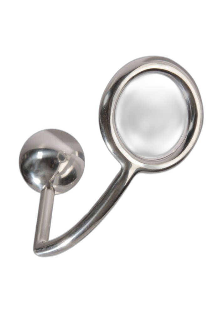 ruff GEAR Stainless Steel Cock Ring 50mm with 30mm Ball