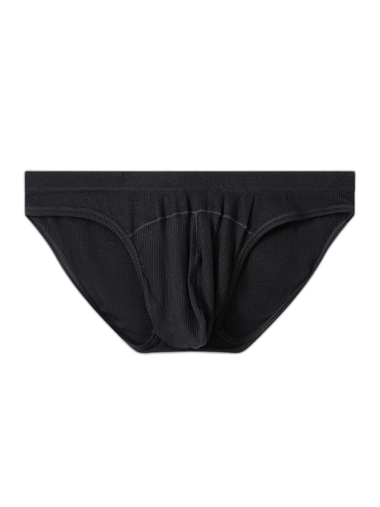 3 Pack Men's Sexy Threaded U-Shaped Briefs