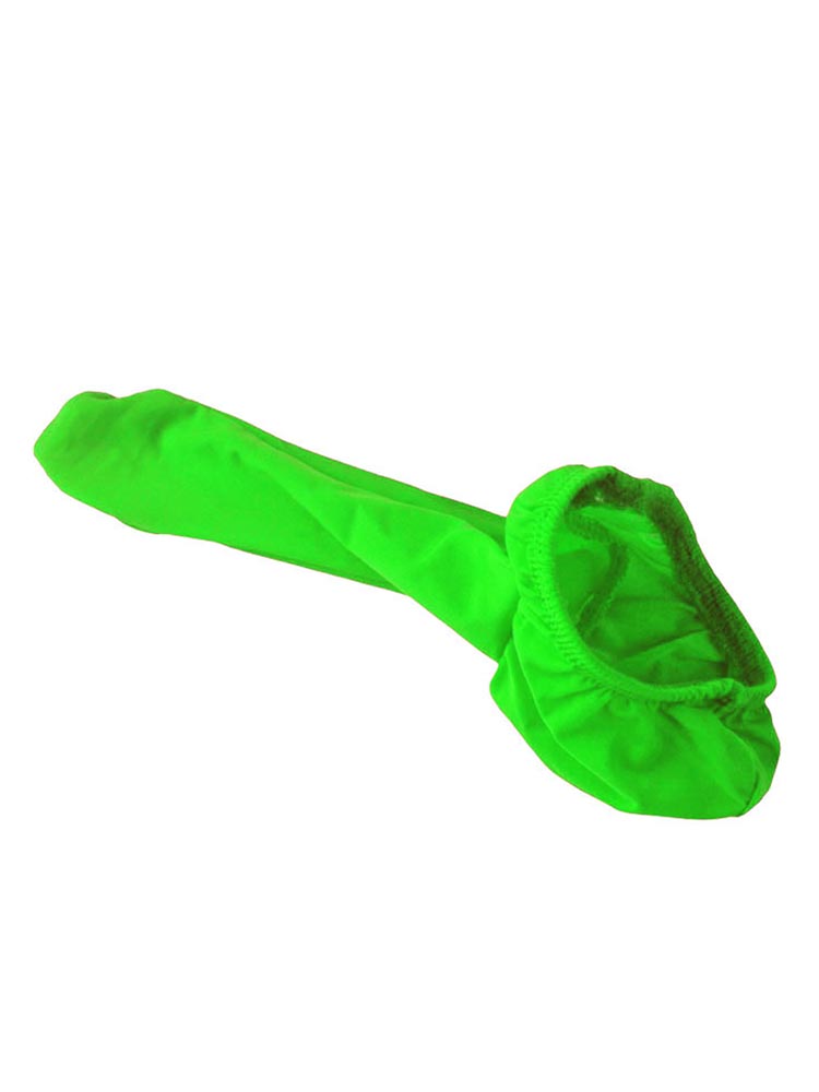 Solid Color Ice Silk Cock Sock