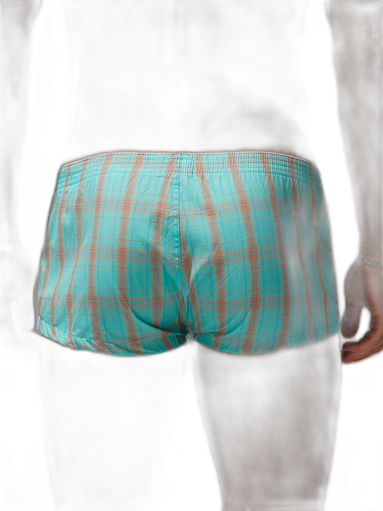2 Pack Men's Supportive Large Pouch Odor-Resistant Antibacterial Seamless Boxer Shorts