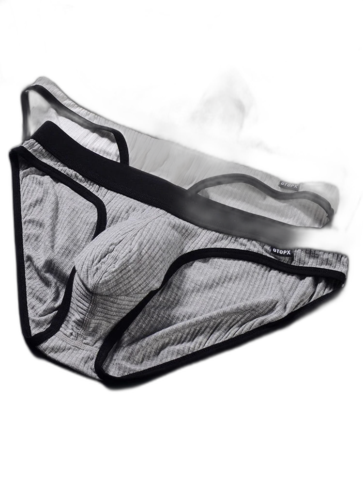 3 Pack Low Rise Soft Briefs With Support Pouch