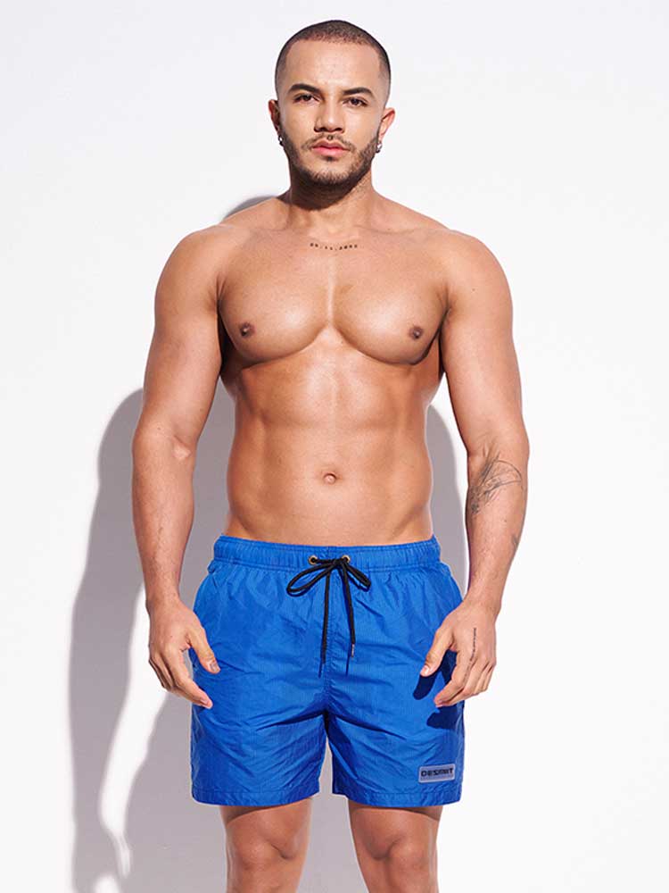 Men's Quick-Dry Casual Drawstring Beach Shorts