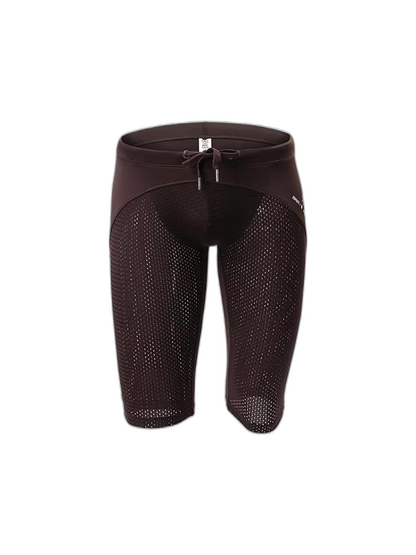 Men’s Athletic Compression Tight Shorts with Drawstring