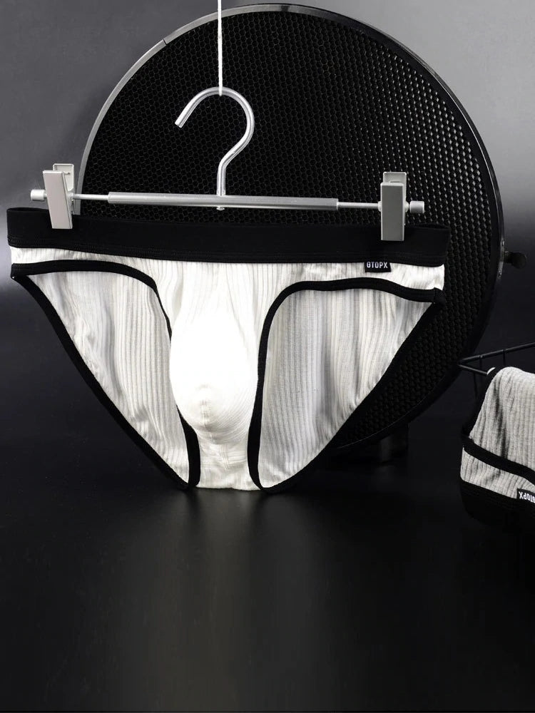 3 Pack Low Rise Soft Briefs With Support Pouch