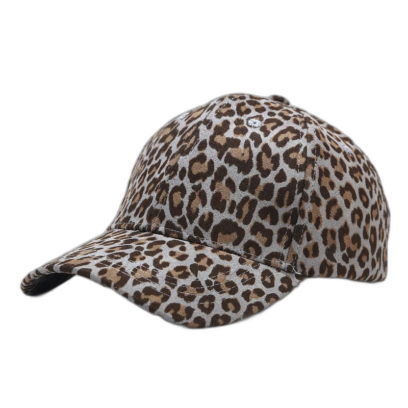 Adjustable Leopard Print Cap