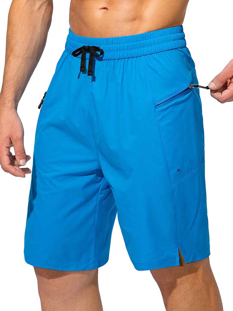 Men's Sexy Quick-Dry Solid Drawstring Beach Shorts