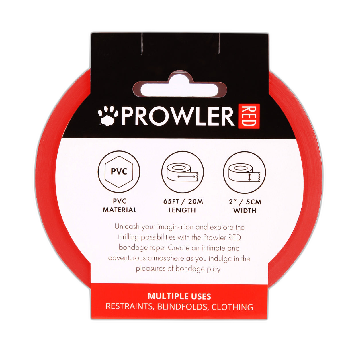 Prowler RED Bondage Tape Red 20m