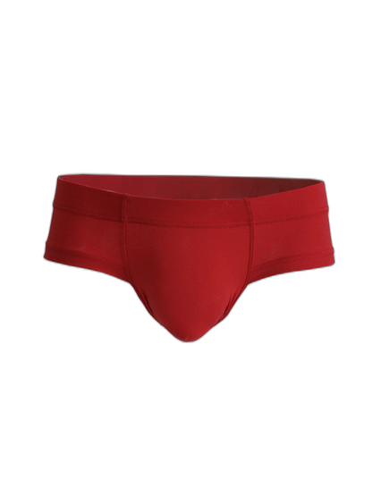 3 Pack Men's Cotton Solid U-Shaped Pouch Briefs